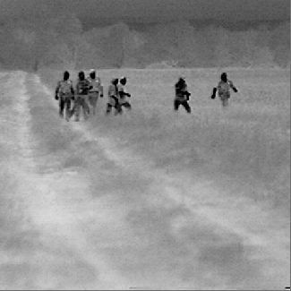 Modern thermal imaging systems can distinguish between males and females in a group and determine what objects individuals are carrying.