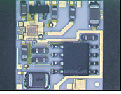 Gallium arsenide integrated circuit can be used in 2.5-Gbit/s optical receivers for applications that use data transmission over fiber, such as local- and wide-area networks.