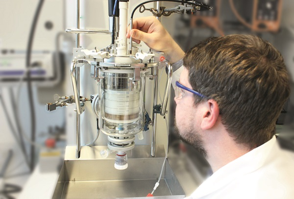 A new sensor will make it possible to analyze the manufacturing process of wall paints and varnishes directly and in real time in the reaction container.