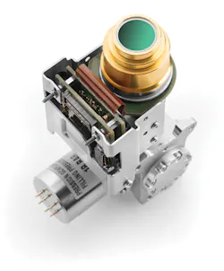 FIGURE 2. A 10 μm pixel pitch high-definition (HD) mid-wave IR (MWIR) detector is designed for applications requiring 16:9 HD format, including airborne, naval, and ground vehicles. FIGURE 2. A 10 μm pixel pitch high-definition (HD) mid-wave IR (MWIR) detector is designed for applications requiring 16:9 HD format, including airborne, naval, and ground vehicles.