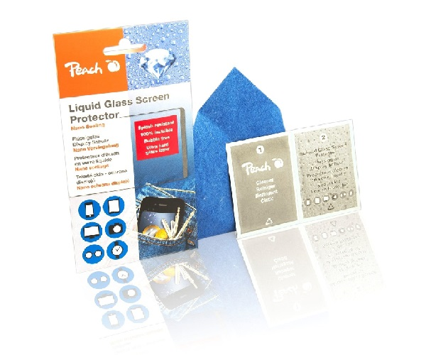 The Peach Liquid Glass Screen Protector Kit PA109 is now available to protect your smart displays with a thin coating as hard as sapphire.