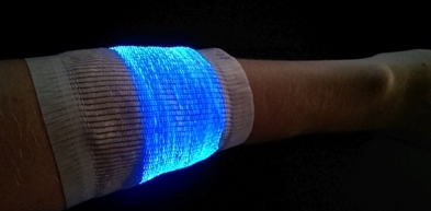 Photonic cloth to fight jaundice in newborns