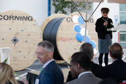 Corning opened a new fiber-optic manufacturing facility in Newton, NC that will employ 200 people. Corning opened a new fiber-optic manufacturing facility in Newton, NC that will employ 200 people.