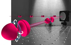 University of Maryland (UMD) physicists have discovered that self-focused laser pulses can generate violent swirls of optical energy that strongly resemble smoke rings. University of Maryland (UMD) physicists have discovered that self-focused laser pulses can generate violent swirls of optical energy that strongly resemble smoke rings.