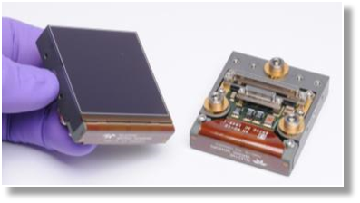 The H4RG-10 focal plane array to be used in the WFIRST space telescope has 4096&times;4096 pixels, with 16.7 million pixels in each array.