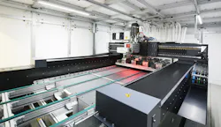 FIGURE 2. Shown is the machining area of the microSHAPE laser system for processing of large substrates. FIGURE 2. Shown is the machining area of the microSHAPE laser system for processing of large substrates.