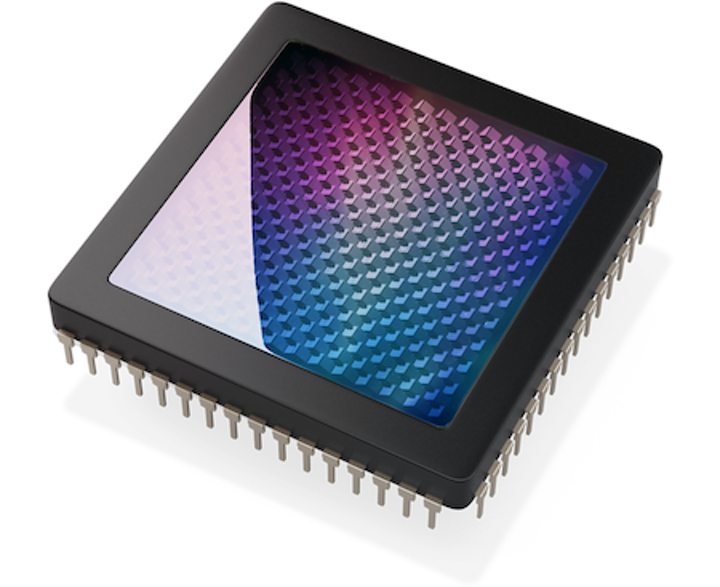 An optical metamaterial surface plus liquid crystal form Lumotive's beam-steering approach for automotive lidar. This image is from Lumotive's website (www.lumotive.com).