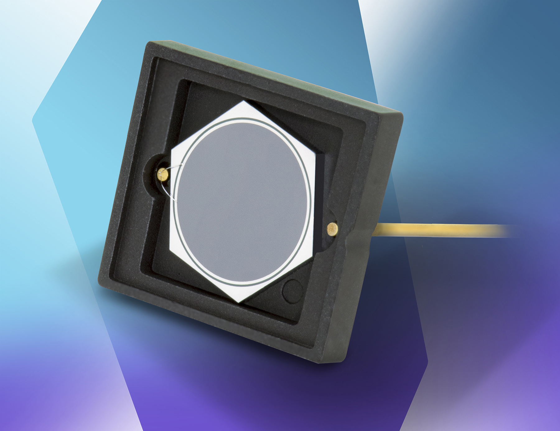 Opto Diode's AXUV20A 5mm2 Circular Photodetectors for Radiation, Electron, and Photon Response in the UV, EUV, through Visible and NIR Wavelength Ranges