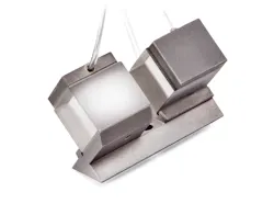 FIGURE 5. This rubidium titanyl phosphate (RTP) Q-switch is assembled in a thermally compensated double-crystal configuration in which two matched crystals are placed in line with the propagation axis with one crystal rotated by 90° with respect to the other. FIGURE 5. This rubidium titanyl phosphate (RTP) Q-switch is assembled in a thermally compensated double-crystal configuration in which two matched crystals are placed in line with the propagation axis with one crystal rotated by 90° with respect to the other.