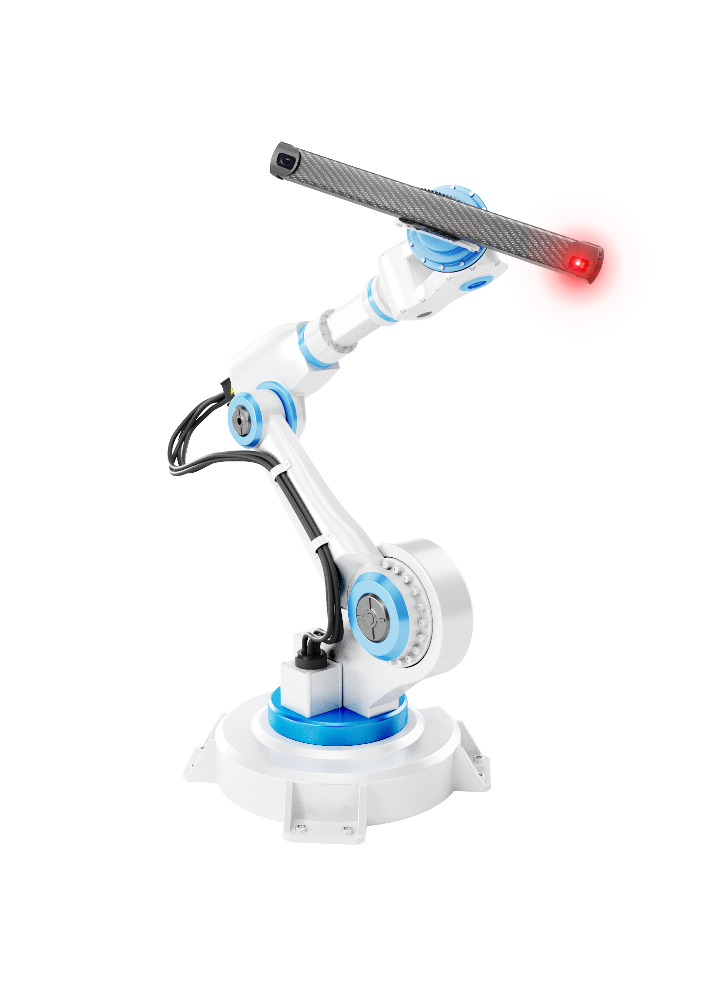 FIGURE 1. A PhoXi 3D Scanner by Photoneo mounted on a robot arm automates bin picking, depalletization, and other industrial applications using Photoneo automation systems.