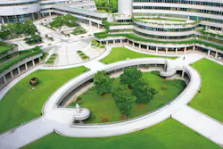 A bird's-eye view of the Industrial Technology Research Institute in Hsinchu County. A bird's-eye view of the Industrial Technology Research Institute in Hsinchu County.