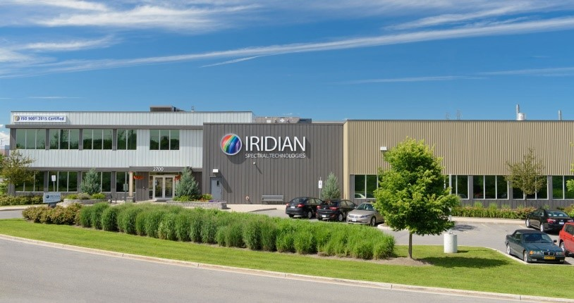Iridian Spectral Technologies supplies optical filters used in Spartan Bioscience Cube portable COVID-19 test.
