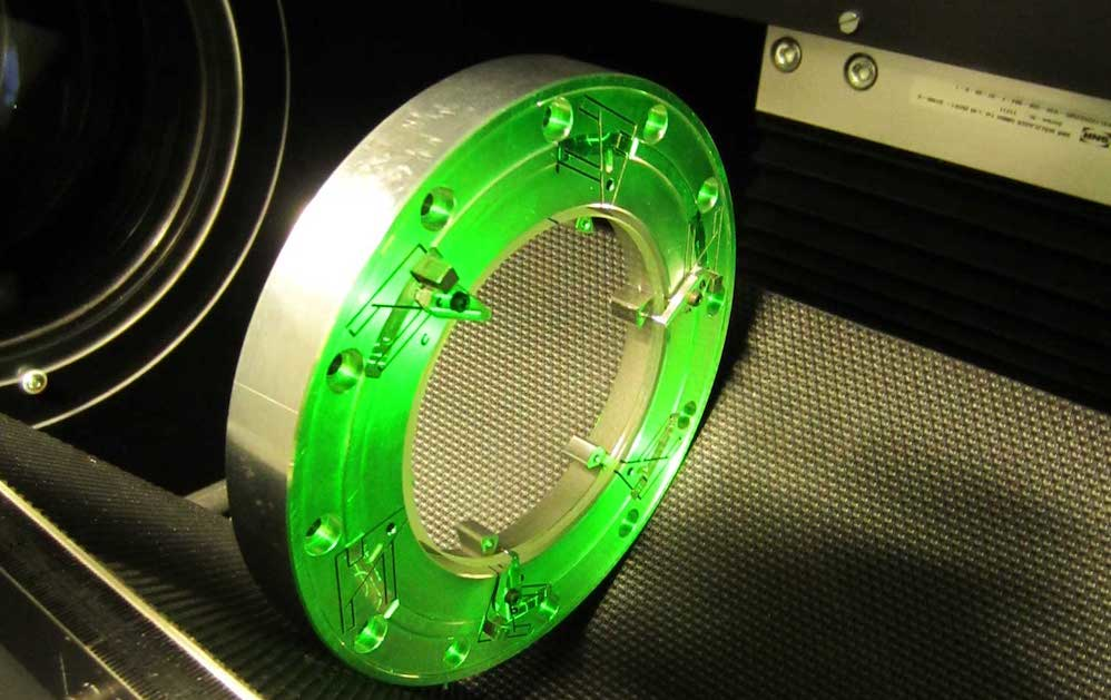 An OEM optical component from Jenoptik (this particular image is of a non-defense-related deep-ultraviolet optical component).