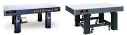 FIGURE 1. The Newport ST-UT2 Series optical table can be upgraded with an iQ active damper system (shown) without dismantling your experiment (left; Courtesy of Newport). The 5300 Series optical table from Kinetic Systems features broadband damping plus quad-tuned dampers in each corner. Retractable castors are an optional accessory (right; Courtesy of Kinetic Systems). FIGURE 1. The Newport ST-UT2 Series optical table can be upgraded with an iQ active damper system (shown) without dismantling your experiment (left; Courtesy of Newport). The 5300 Series optical table from Kinetic Systems features broadband damping plus quad-tuned dampers in each corner. Retractable castors are an optional accessory (right; Courtesy of Kinetic Systems).