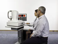 FIGURE 3. Optovue’s AngioVue Essential generates reports showing individual layers of retinal vasculature alongside structural OCT B-scans (optical cross-sections), which clinicians can use to communicate with patients. FIGURE 3. Optovue’s AngioVue Essential generates reports showing individual layers of retinal vasculature alongside structural OCT B-scans (optical cross-sections), which clinicians can use to communicate with patients.