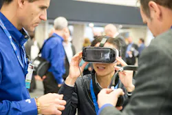 FIGURE 1. Augmented reality/virtual reality/mixed reality (AR/VR/MR) will be a focus of SPIE Photonics West 2018. FIGURE 1. Augmented reality/virtual reality/mixed reality (AR/VR/MR) will be a focus of SPIE Photonics West 2018.