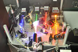 A four-color laser illuminator produces white light with a quality as high as that of conventional white-light sources. A four-color laser illuminator produces white light with a quality as high as that of conventional white-light sources.