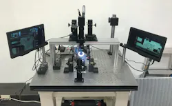 FIGURE 2. Raptor Photonics Vis-SWIR camera incorporated into a wafer inspection system. FIGURE 2. Raptor Photonics Vis-SWIR camera incorporated into a wafer inspection system.