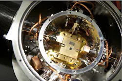 A probe station contains a GaAs/AlGaAs metamaterial that exhibits kinetic inductance. A probe station contains a GaAs/AlGaAs metamaterial that exhibits kinetic inductance.