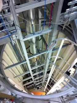 The 33 foot drop tower at Stanford University will be used to test a Goddard-designed laser system that could be used in future atom-optics instruments. The 33 foot drop tower at Stanford University will be used to test a Goddard-designed laser system that could be used in future atom-optics instruments.