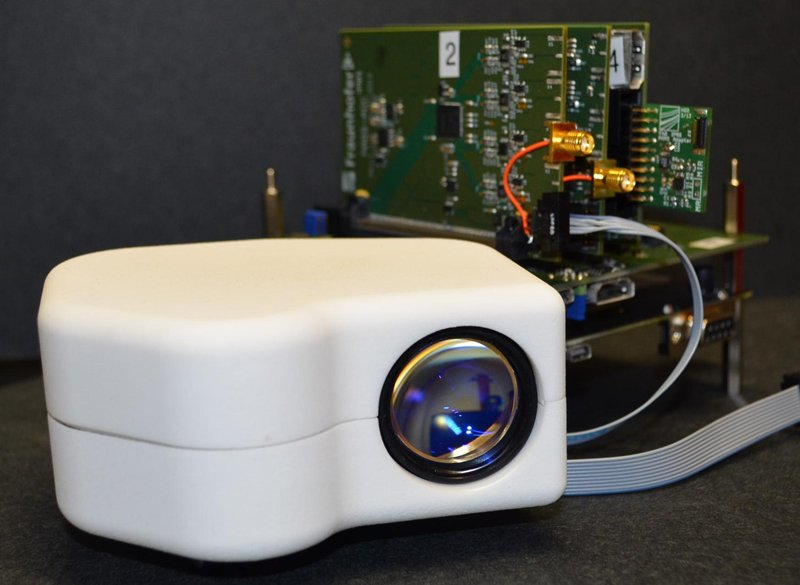 Fraunhofer IPMS has developed a portable biometric retinal eye scanner for civilian and defense and security identification applications.