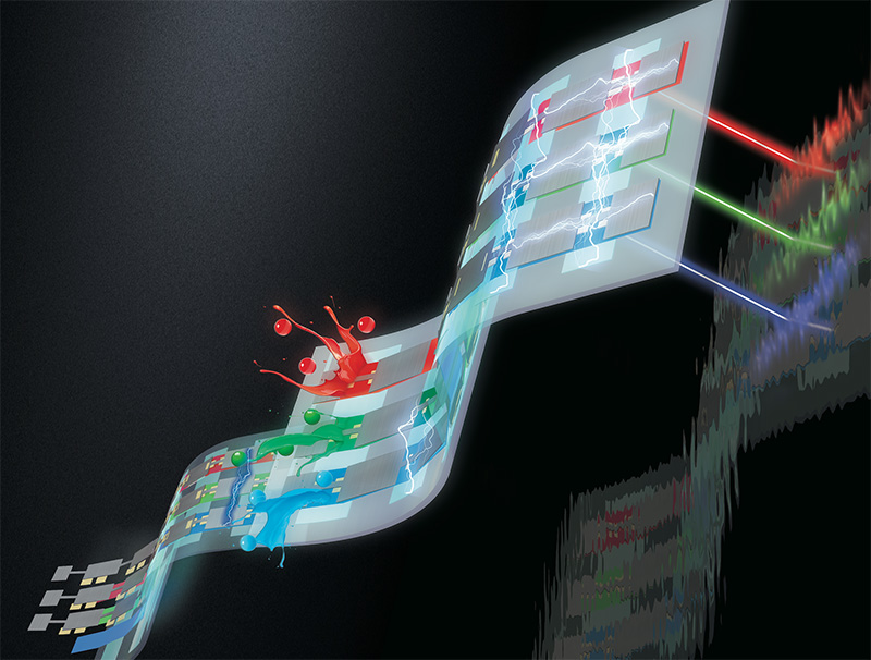 Colloidal quantum dot diodes can be created on the laboratory benchtop and have great potential in a wide range of practical applications. Researchers at Los Alamos National Laboratory are developing approaches to overcoming the remaining challenges for practically realizing these devices.