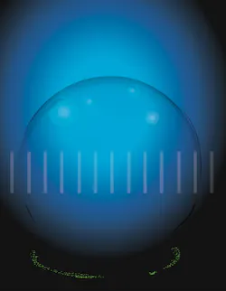 Microscopy of microdroplet volume and nanoplastic concentration. Microscopy of microdroplet volume and nanoplastic concentration.