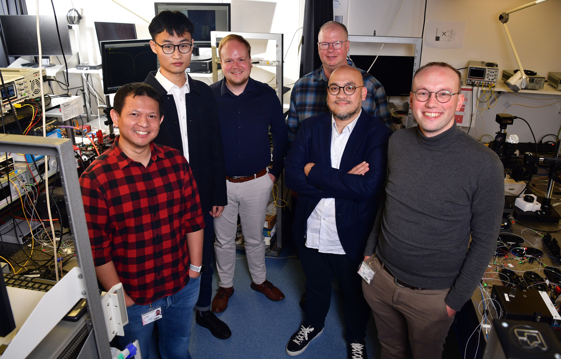 Team (left to right): Okky Daulay, Kaixuan Ye, Roel Botter, Peter van der Slot, David Marpaung, and Yvan Klaver.