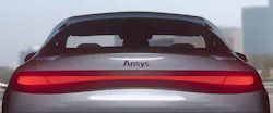 Ansys Optics’ micro-optics rear lamp design. Ansys Optics’ micro-optics rear lamp design.