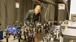 Andrea Alù in the lab. Andrea Alù in the lab.