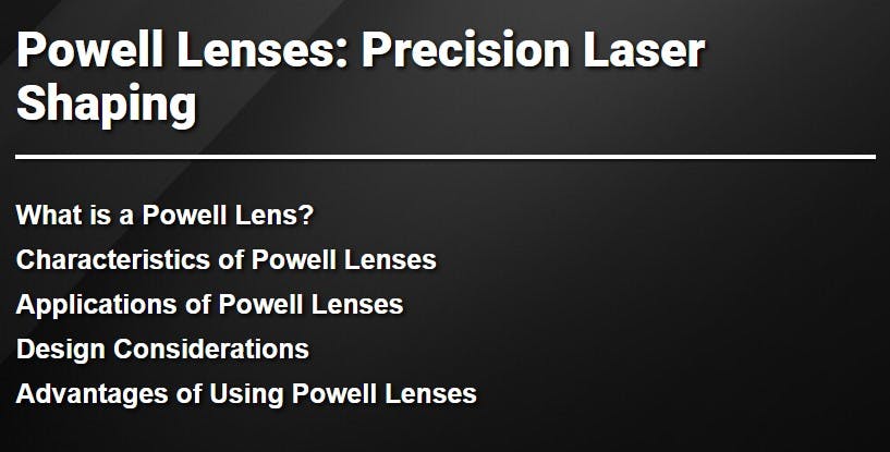 Precision Laser Shaping