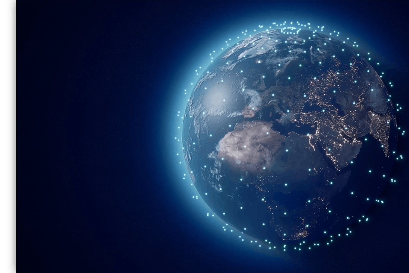 Rivada's Outernet: an independent, fully meshed network via laser links.