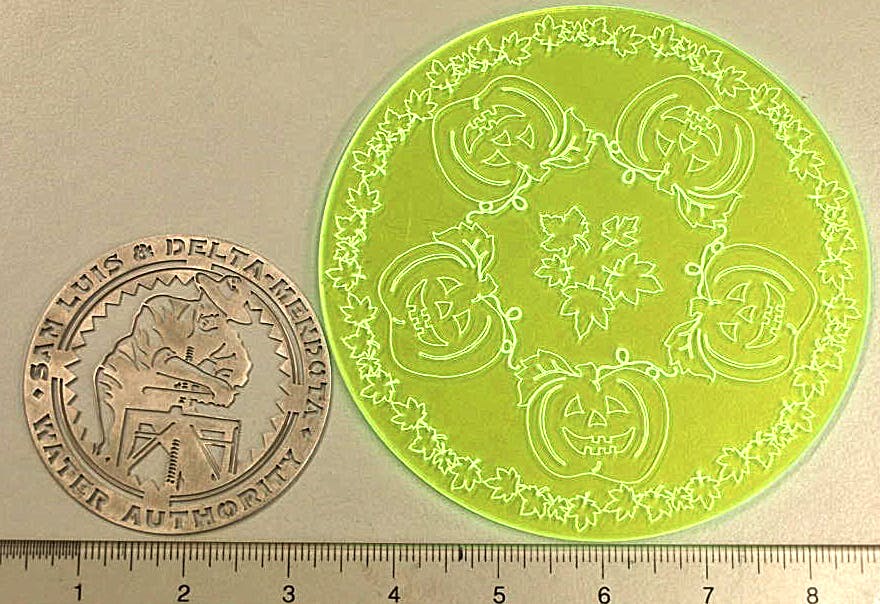 FIGURE 1. The Coherent Metabeam 400 can both cut and engrave a variety of materials.