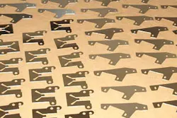 FIGURE 3. The system can cut complex stainless steel parts with high precision. FIGURE 3. The system can cut complex stainless steel parts with high precision.