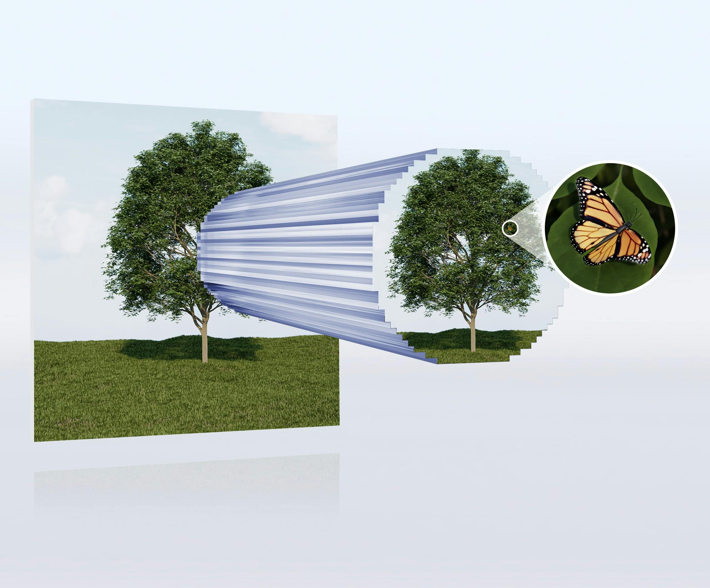 FIGURE 1. Ultrahigh-resolution TALOF-based nanowaveguide design improves imaging technology.