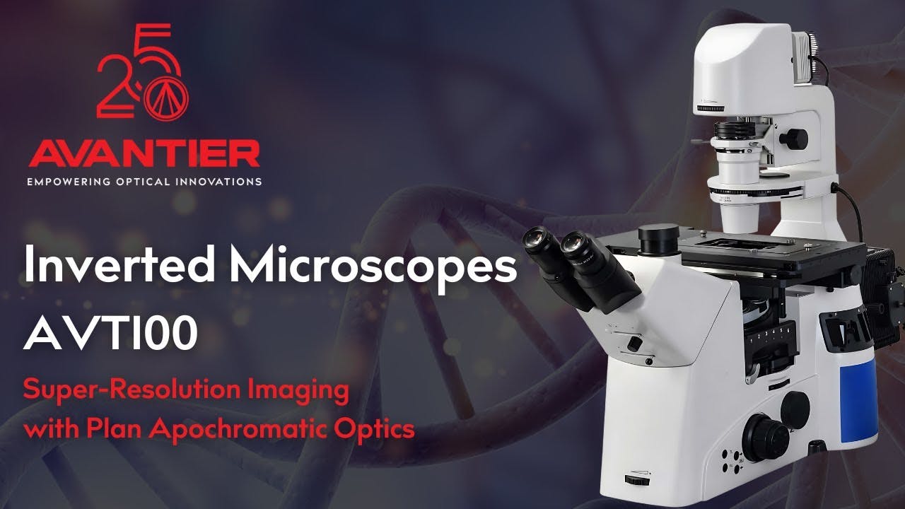 Inverted Microscope AVT100 | Super-Resolution Imaging with Plan Apochromatic Optics