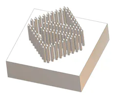 FIGURE 2. CAD model of a sample array. FIGURE 2. CAD model of a sample array.