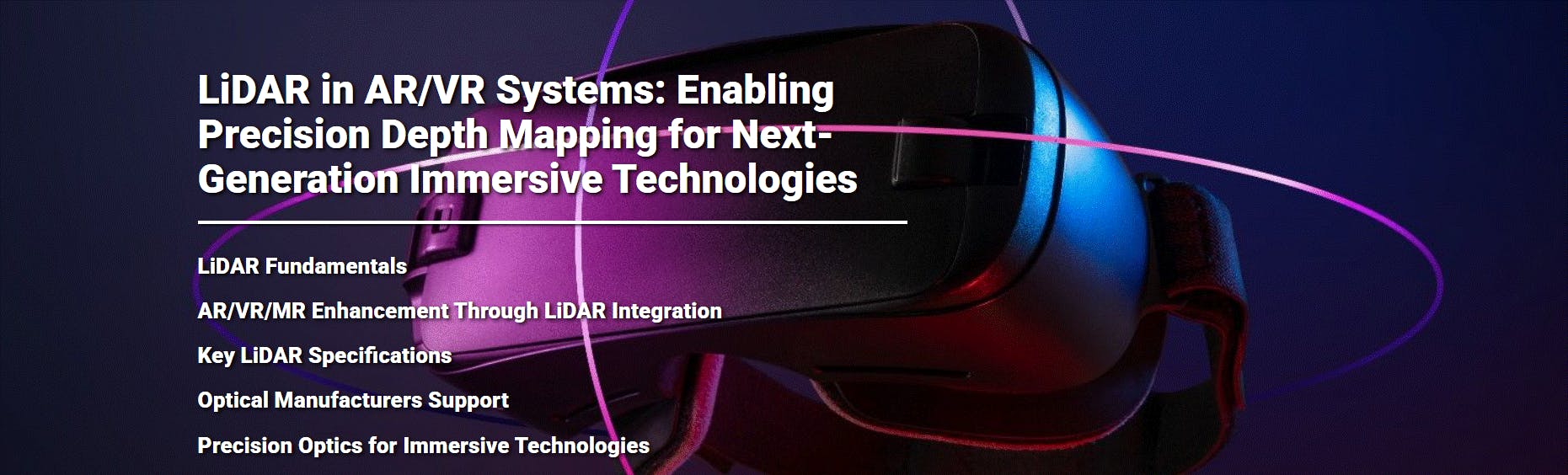 LiDAR in AR/VR Systems
