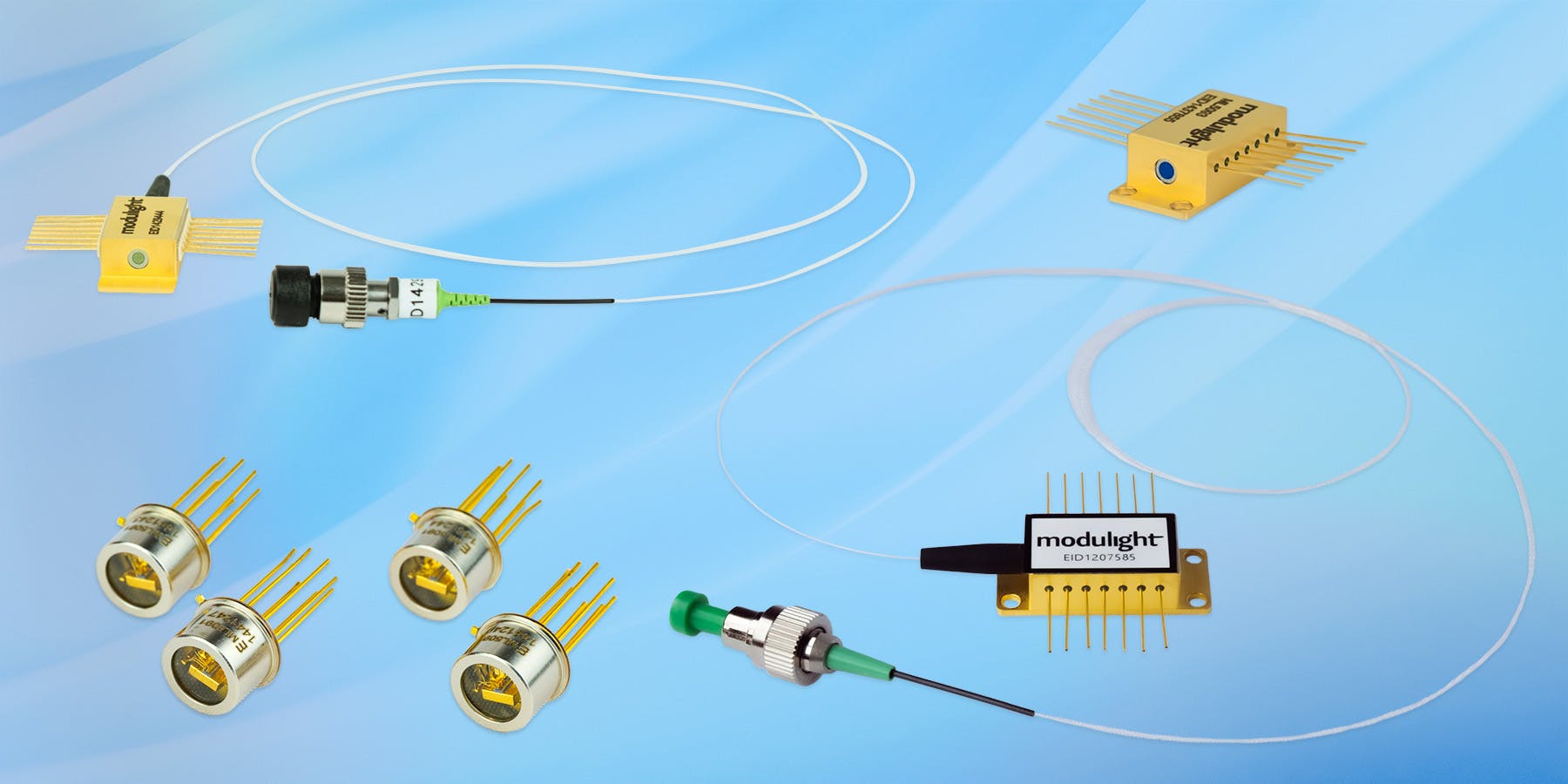 Single-frequency DBR and DFB lasers and high-power tapered amplifiers