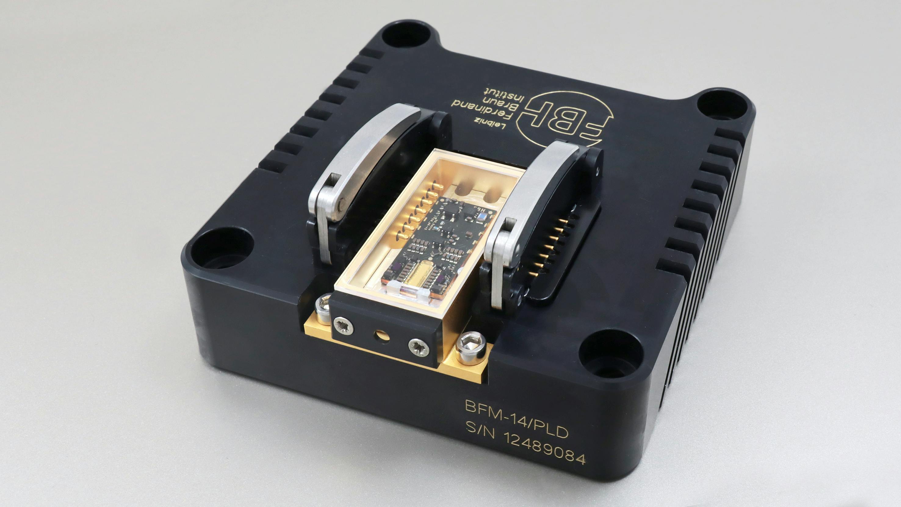 LiDAR laser module in fixture