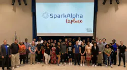 A Spark Photonics Foundation final pitch event. A Spark Photonics Foundation final pitch event.