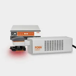 Ultrashort pulse laser FOBA F.0100-ir with continuously adjustable pulse width and a laser‑integrated vision system Ultrashort pulse laser FOBA F.0100-ir with continuously adjustable pulse width and a laser‑integrated vision system