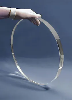 High power laser debris shield (courtesy: Optical Surfaces Ltd.) High power laser debris shield (courtesy: Optical Surfaces Ltd.)