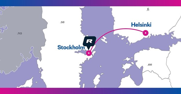 RETN's new fiber route between Stockholm and Helsinki was planned with low latency in mind.
