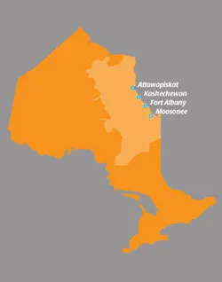WJBTN’s transport network spans from Moosonee along Canada's Western James Bay Coast through Fort Albany, Kashechewan and Attawapiskat. WJBTN’s transport network spans from Moosonee along Canada's Western James Bay Coast through Fort Albany, Kashechewan and Attawapiskat.