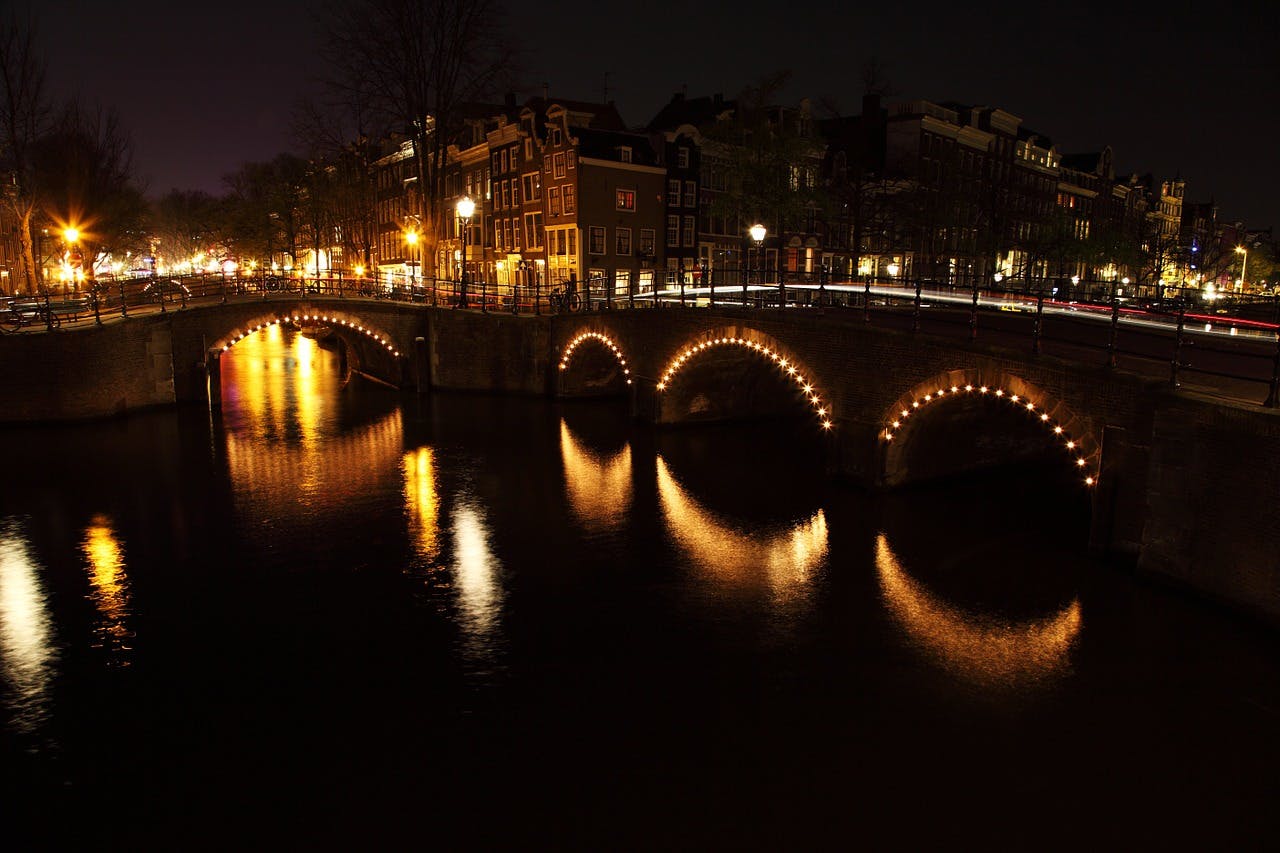 Amsterdam, Holland, Night