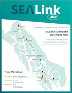 AP&T's SEALink South submarine cable, which will connect rural Alaskan communities, has been completed one year ahead of schedule. AP&T's SEALink South submarine cable, which will connect rural Alaskan communities, has been completed one year ahead of schedule.