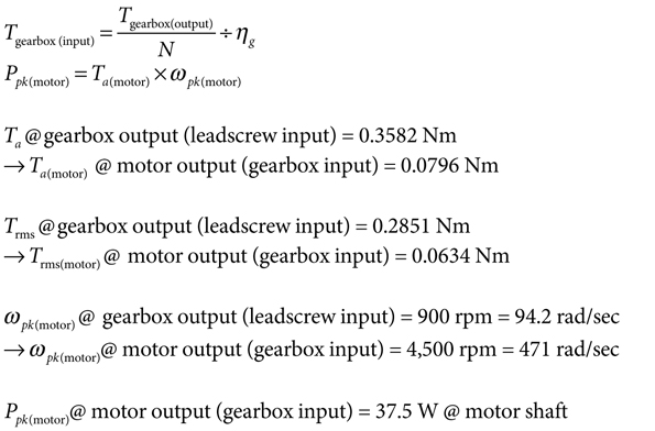 How To Pick Motors For Linear Motion Machine Design