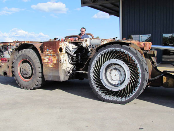 Simulating A Safer Higher Performing Tire For Mining Machine Design