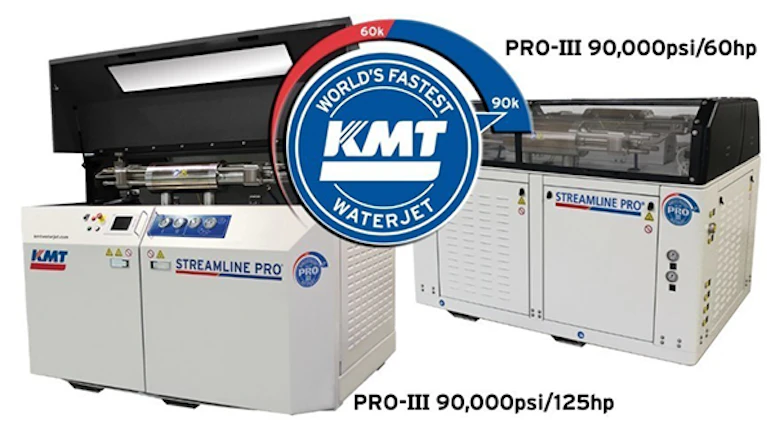 Product Cutting Time Halved With 90 000 Psi Waterjet Pump